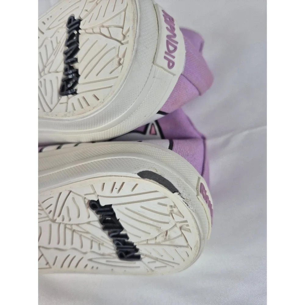 Ripndip Lord Nermal High Top Sneakers Purple Canvas‎ Mens Size 10 Skate Shoes